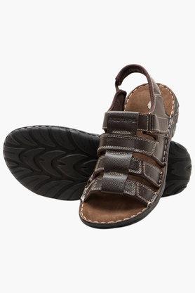 Red tape mens leather velcro sales closure sandals