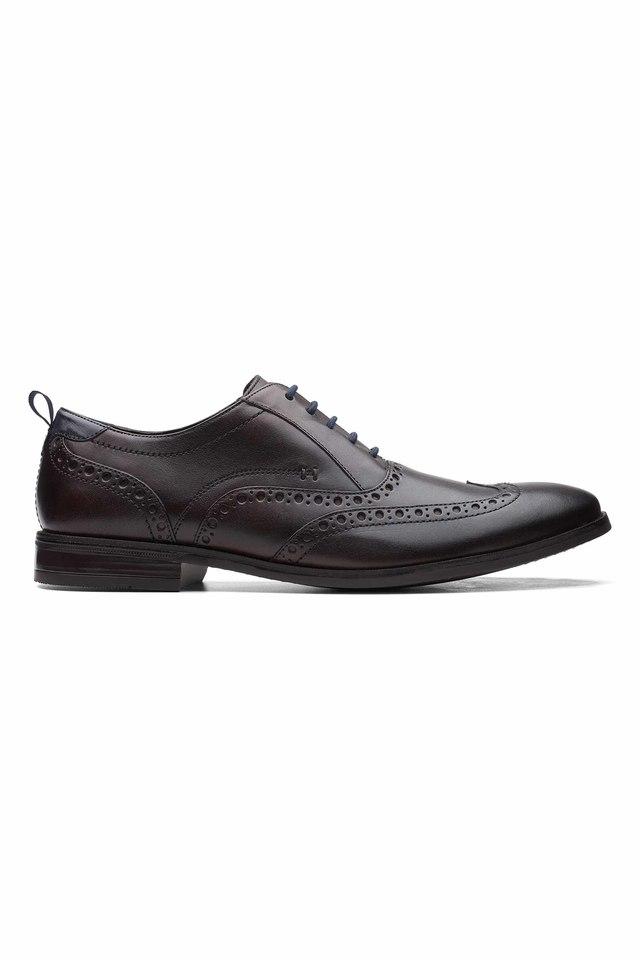 Clarks brown outlet formal shoes