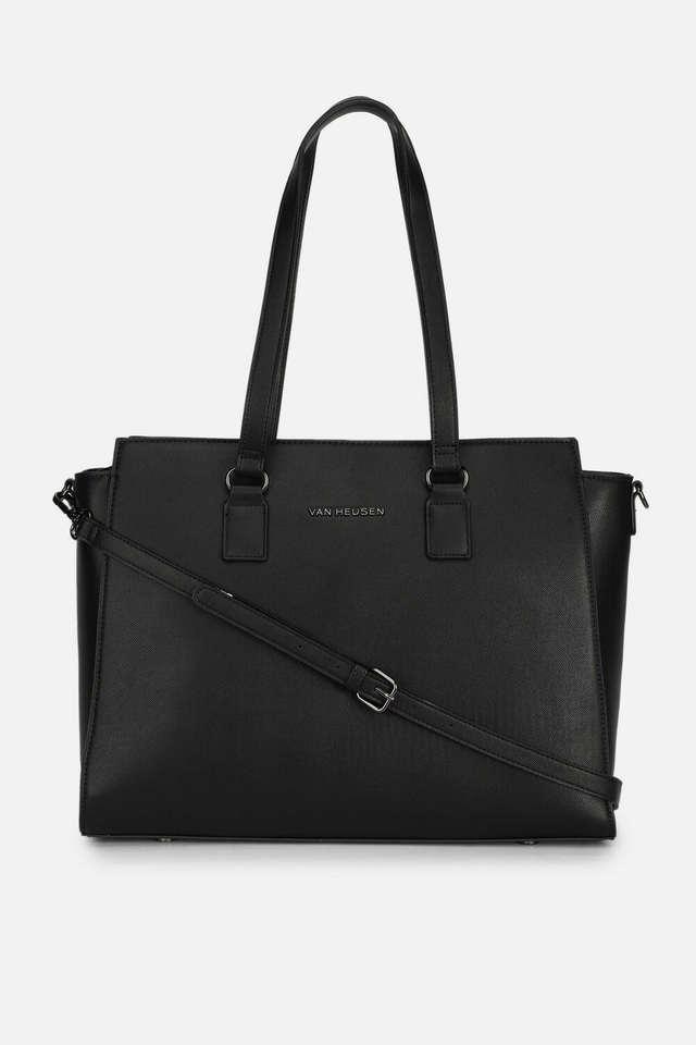 Buy VAN HEUSEN Multi Zipper PU Women s Formal Wear Tote Bag Shoppers Stop
