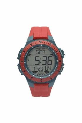 Buy FASTRACK Mens 51 mm FT Red Dial PU Digital Watch 38067PP01