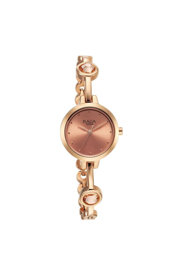 Titan raga viva outlet analog rose gold