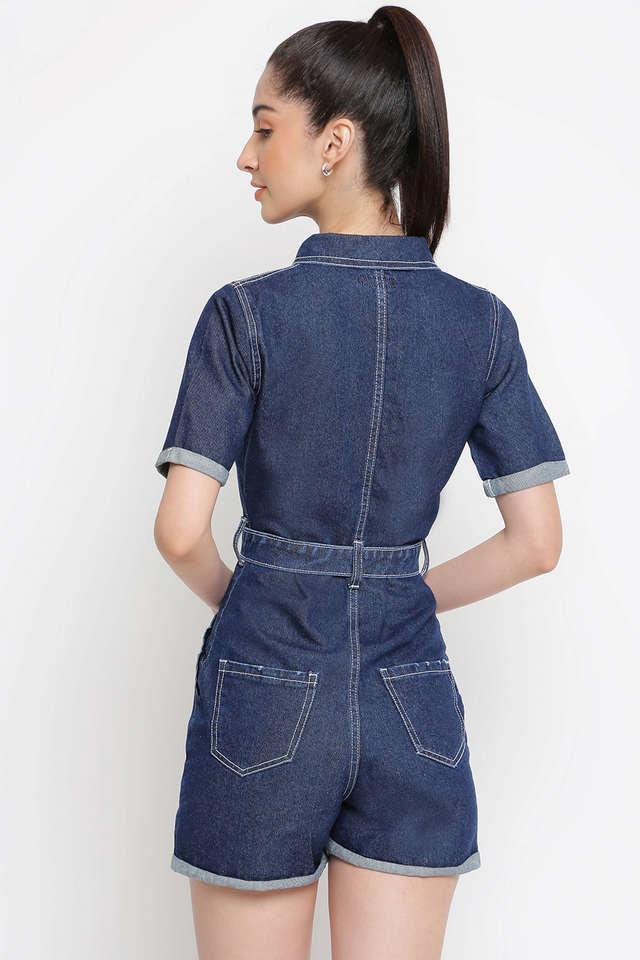 18 Distressed Denim Jumpsuit And Romper Outfit Ideas - Styleoholic