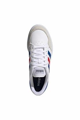 Adidas white courtset sales floral stripe trainers