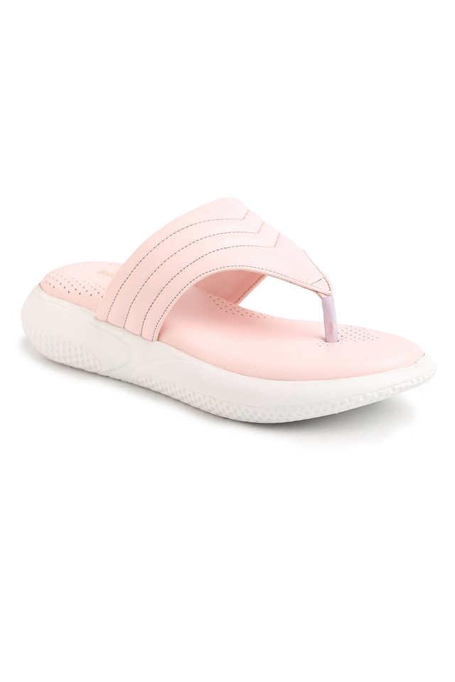 Nude leather flip discount flops