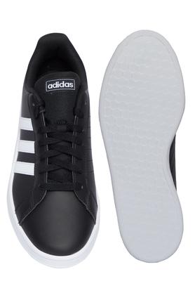 Adidas grand court online zwart