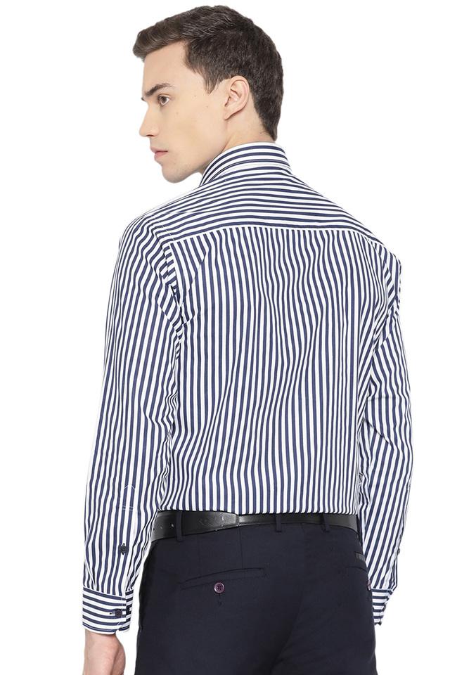 Striped formal shirts sale