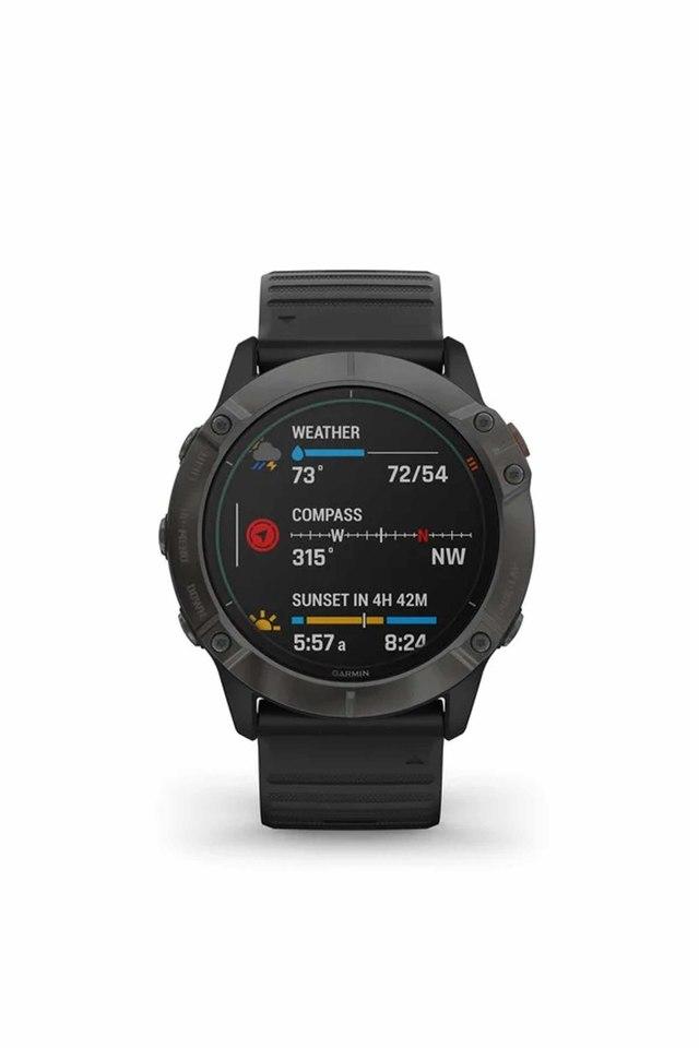 Buy GARMIN Unisex 51 x 51 x 14.9 mm Fenix Black Band Dial Silicone