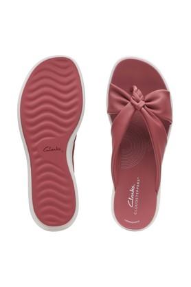 Clarks flip cheap flops womens pink