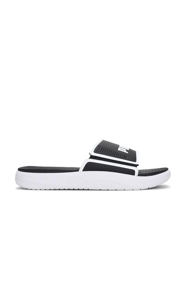 Buy PUMA Black Softride Synthetic Leather Slipon Mens Casual Wear