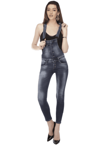 dark blue overalls womens