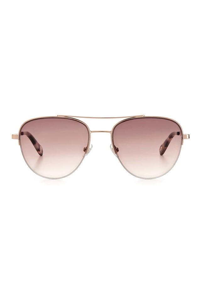 Buy Gold Half Frame Aviator Sunglasses Online - Accessorize India