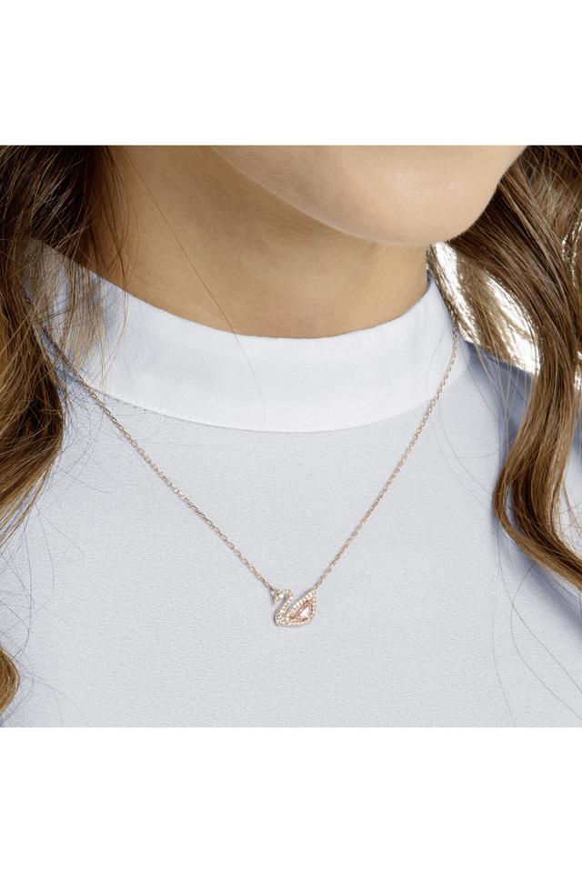 Buy SWAROVSKI undefined Dazzling Swan Necklace Shoppers Stop