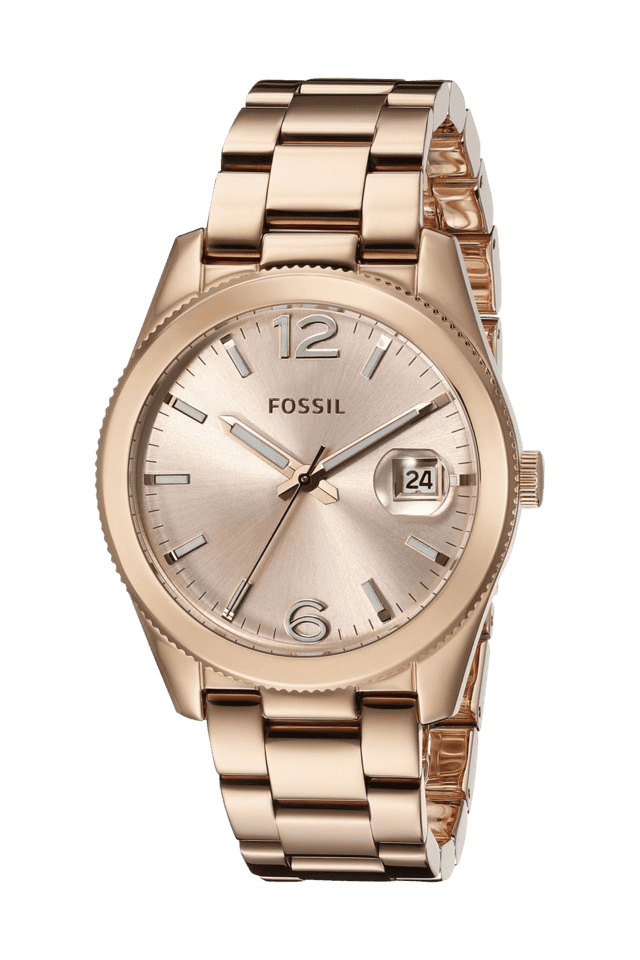 Fossil perfect boyfriend watch on sale silver