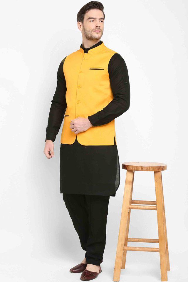 HANGUP -  Yellow Nehru Jackets - Main