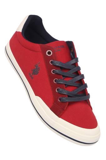 red polo sneakers