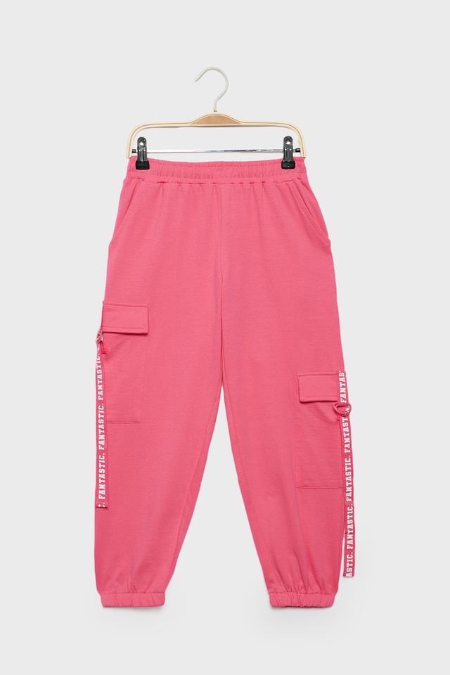 Buy LIFE Magenta Solid Cotton Regular Fit Girls Track Pants Shoppers Stop