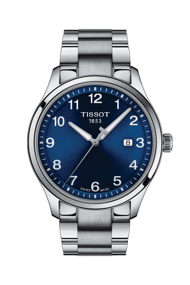 Buy TISSOT Mens Blue Dial Stainless Steel Analogue Watch