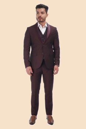 Buy BLACKBERRYS Structured Polyester Blend Slim Fit Mens Occasion