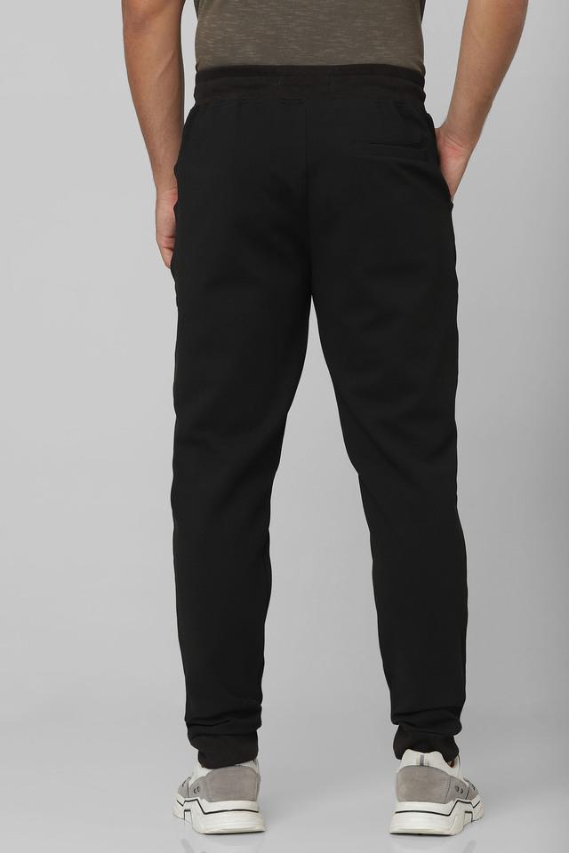 Men Stylish Flap Pockets Black Baggy Jogger Trackpants - Lee – The