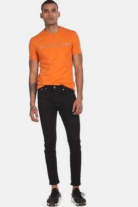 Calvin klein clearance orange t shirt