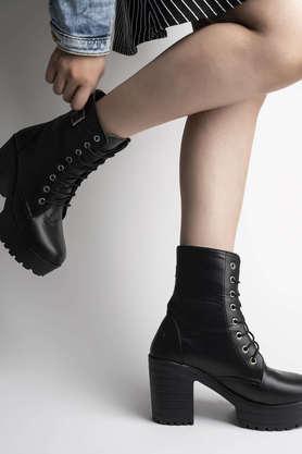 Buy SHOETOPIA Synthetic Zipper Girls Casual Boots