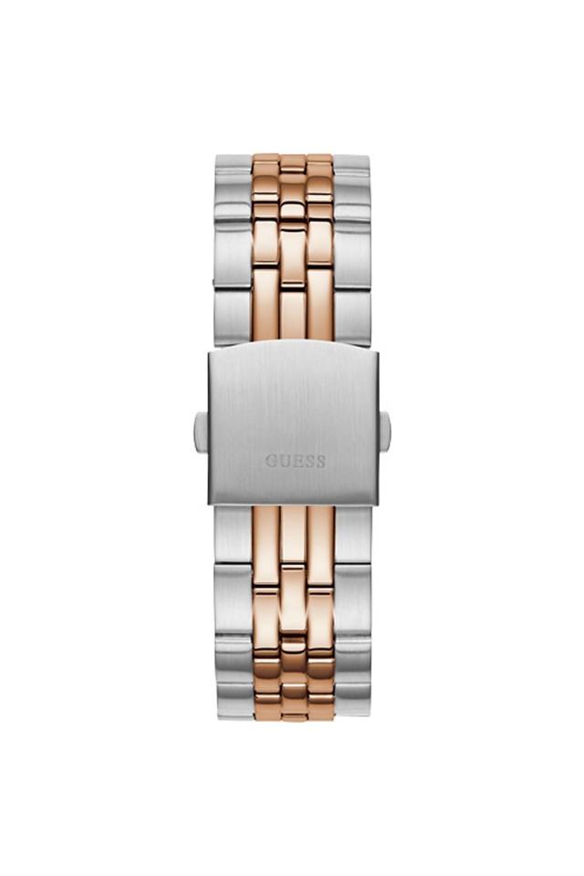 Guess men's stainless steel bracelet clearance watch