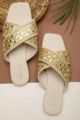 Regent embellished hot sale slide sandal