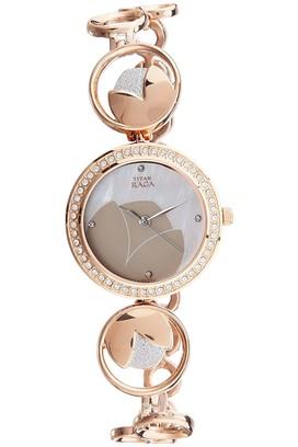 Buy TITAN Womens Analogue Metallic Watch NK2539KM01 Shoppers Stop