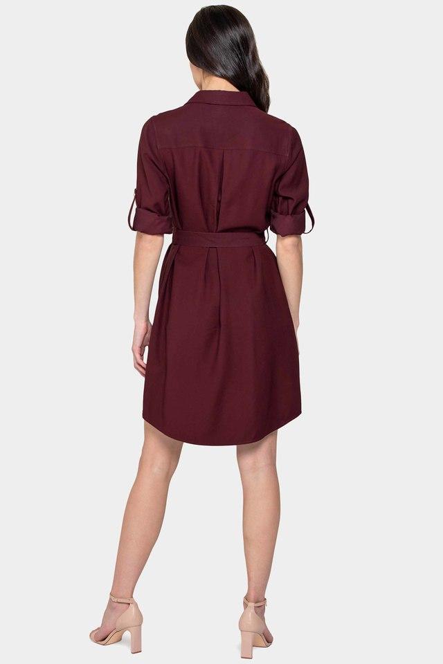 Forever new 2024 maroon dress