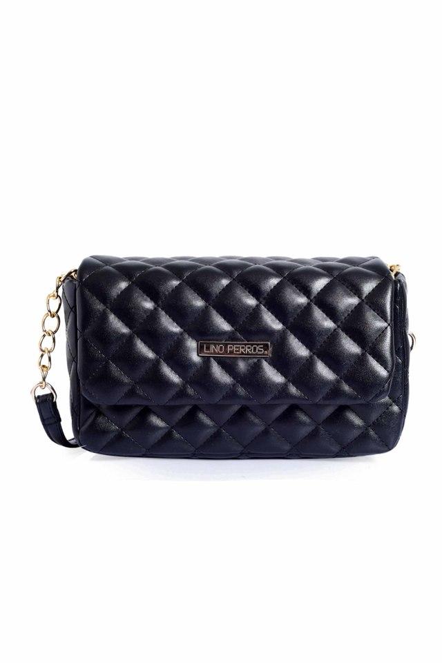 Buy LINO PERROS undefined Womens Black Coloured Sling Bag Shoppers Stop