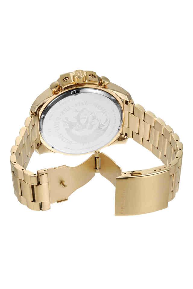 Diesel Mega Chief Men's Gold Tone Bracelet Watch | H.Samuel