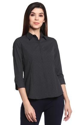 Black formal hotsell shirts for ladies