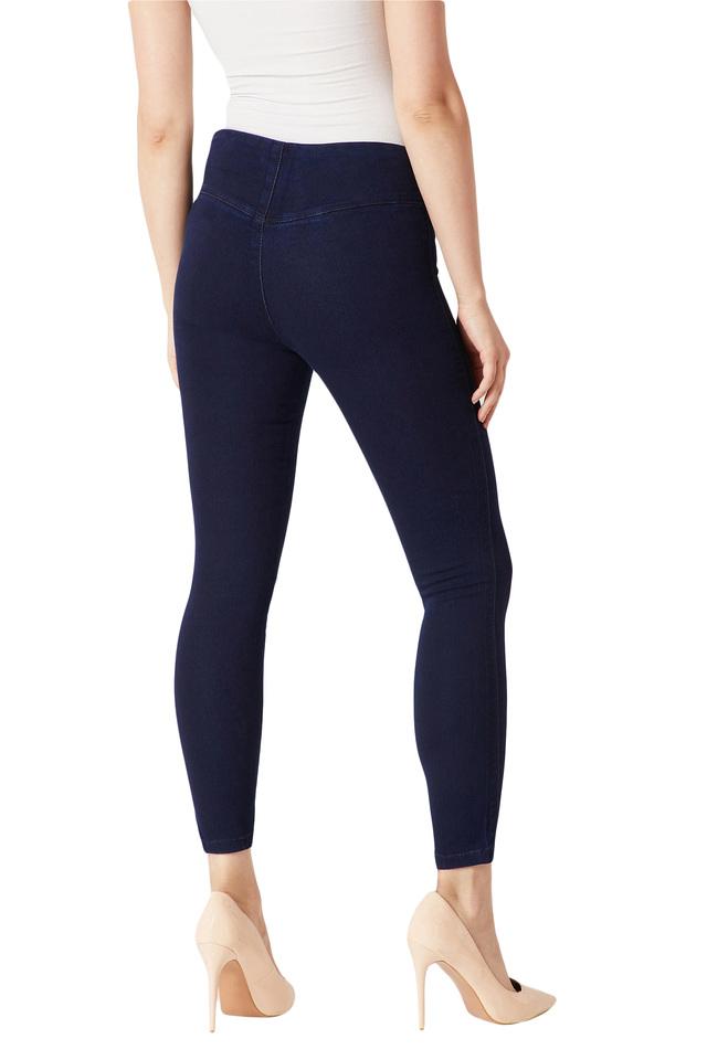 Navy 2025 coated jeggings