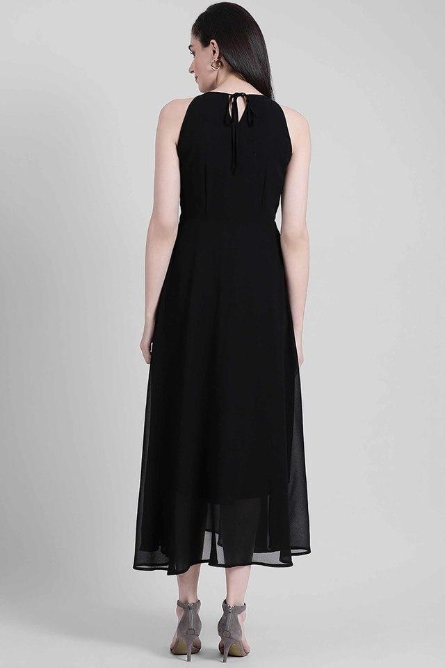 Zink london hotsell black maxi dress