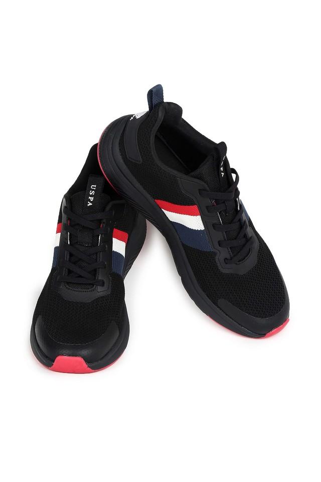 Mens black hot sale polo sneakers