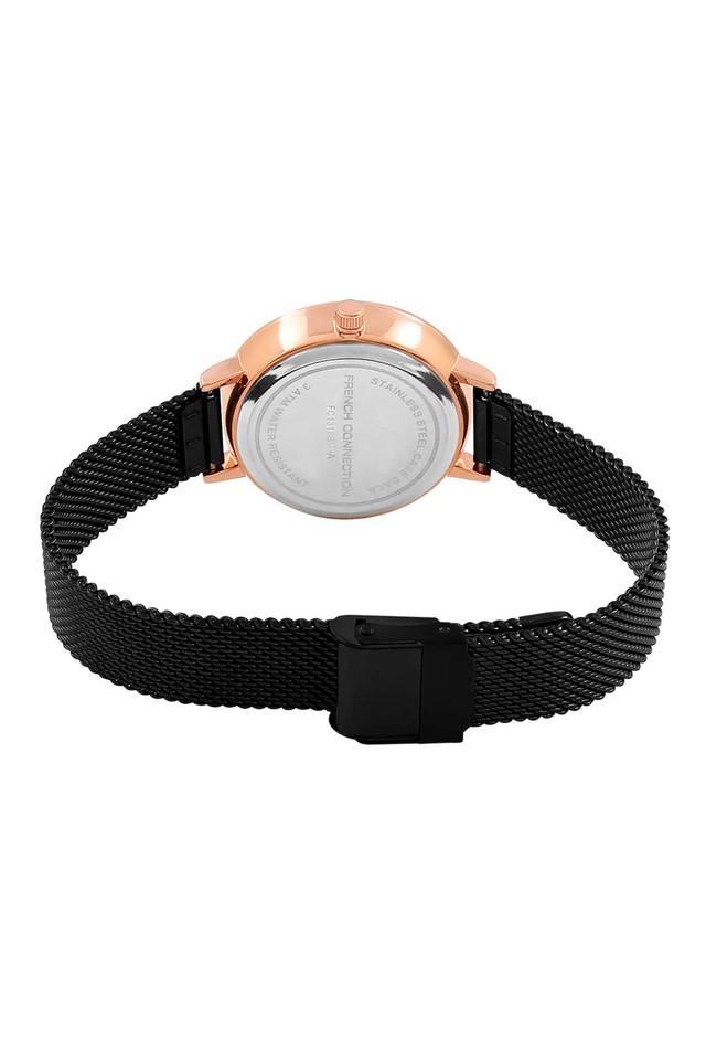 Buy FRENCH CONNECTION undefined Womens Black Dial Stainless Steel Analogue Watch FC1318RGM D Shoppers Stop