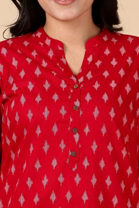 INFUSE - Red Kurtas - 4