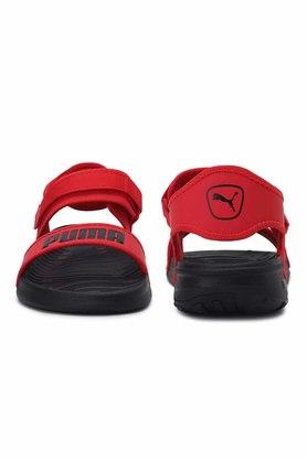 Puma red cheap floater sandals