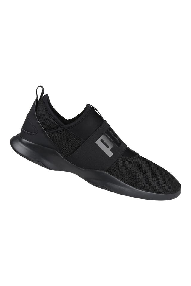 Buy PUMA Black Mesh Regular Slip On Mens Sneakers Shoppers Stop