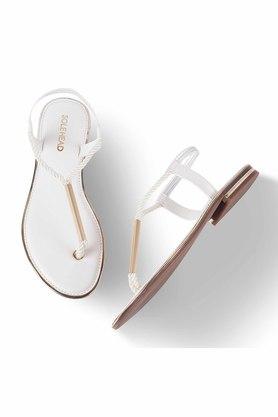 SOLE HEAD - White Sandals - 9