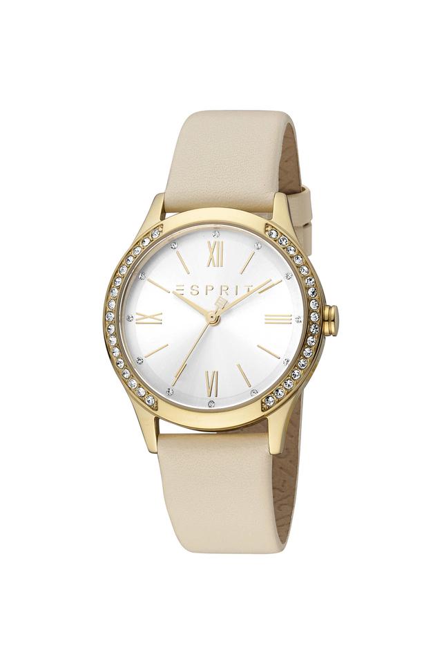 Buy ESPRIT Anny 34 mm Silver Dial Leather Analogue Watch For Women ES1L396L0015 Shoppers Stop