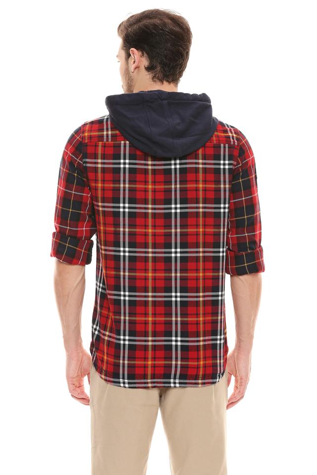 Buy SUPERDRY Mens Hooded Check Shirt