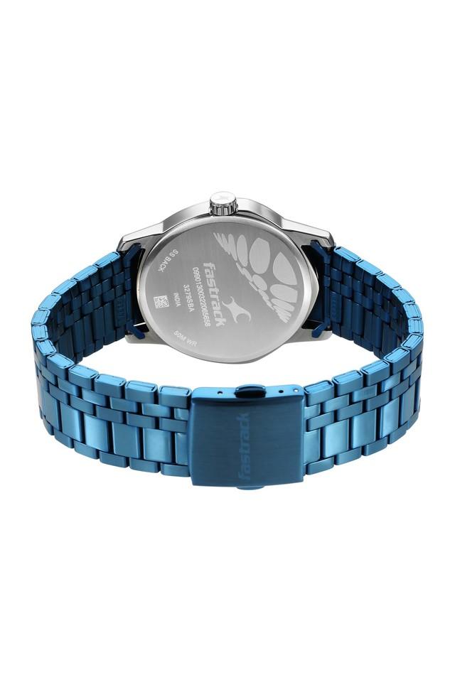 Buy FASTRACK Mens 32.20 mm Exuberant Blue Dial Metal Analog Watch