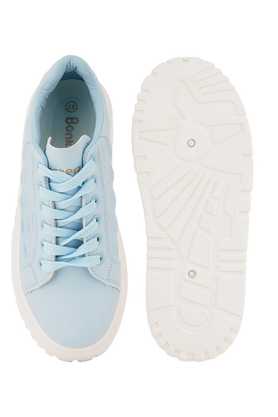 Light blue synthetic deals lace up sneakers