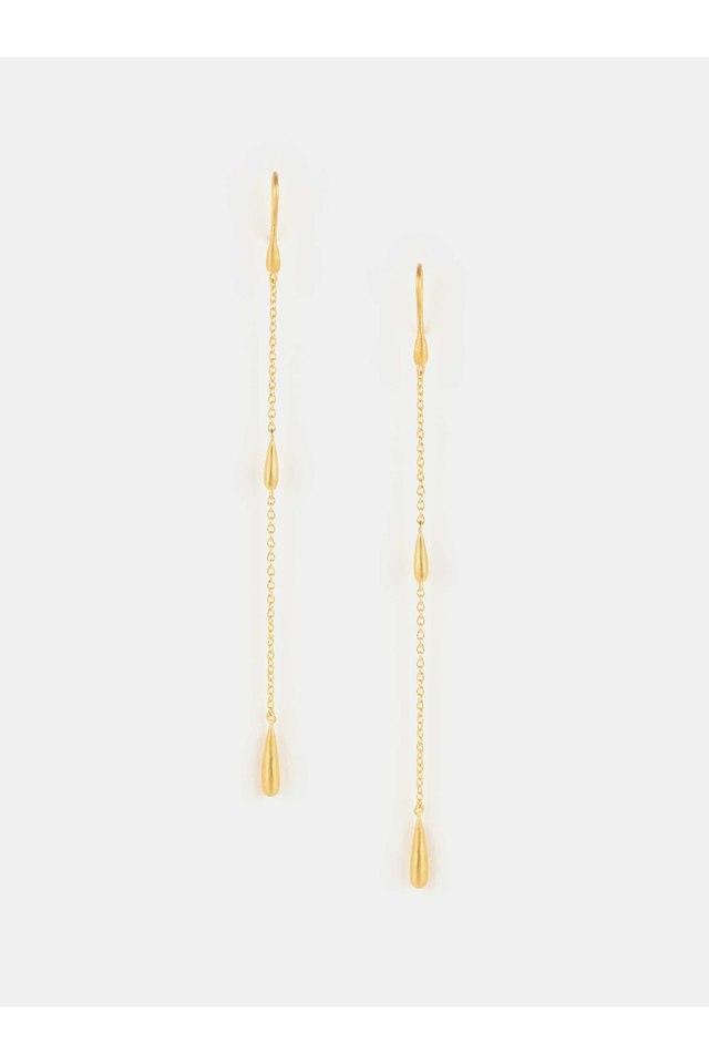 Ball and Chain Dangle Earrings in Gold | Uncommon James