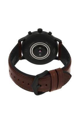 Buy FOSSIL Mens Gen 5 The Carlyl Black Dial Leather Smart Watch