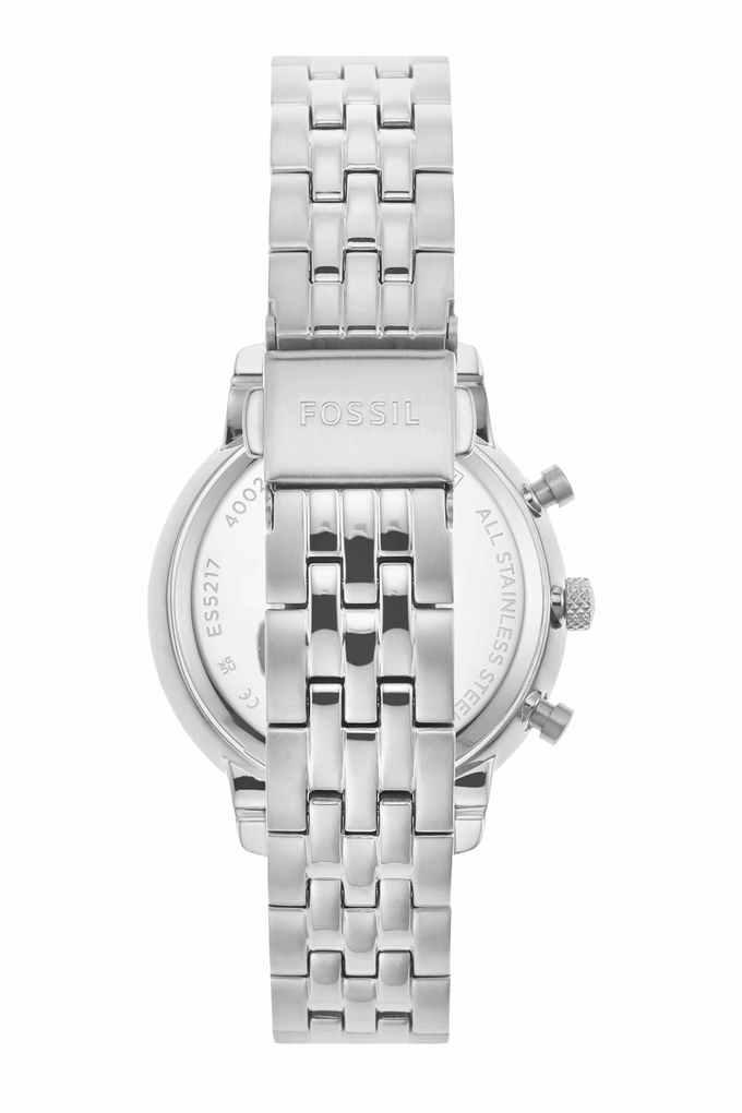 Buy FOSSIL Womens 36 mm Neutra Silver Dial Stainless Steel