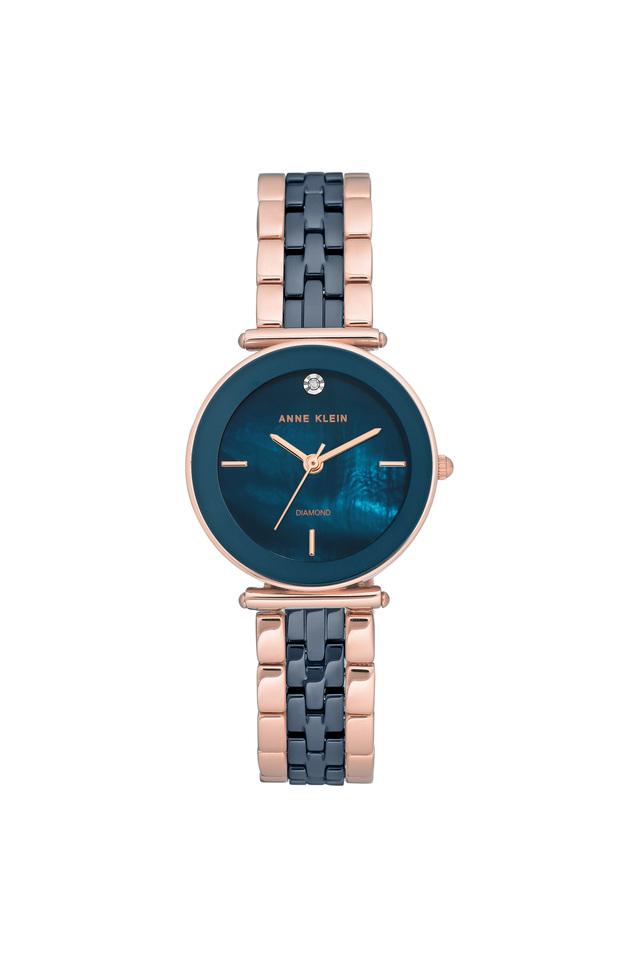 Anne klein shop navy blue watch