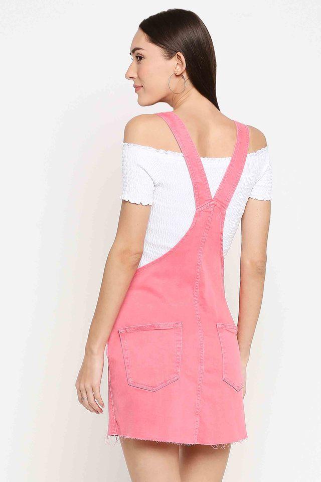 Dungaree dress - Vintage pink - Ladies | H&M IN