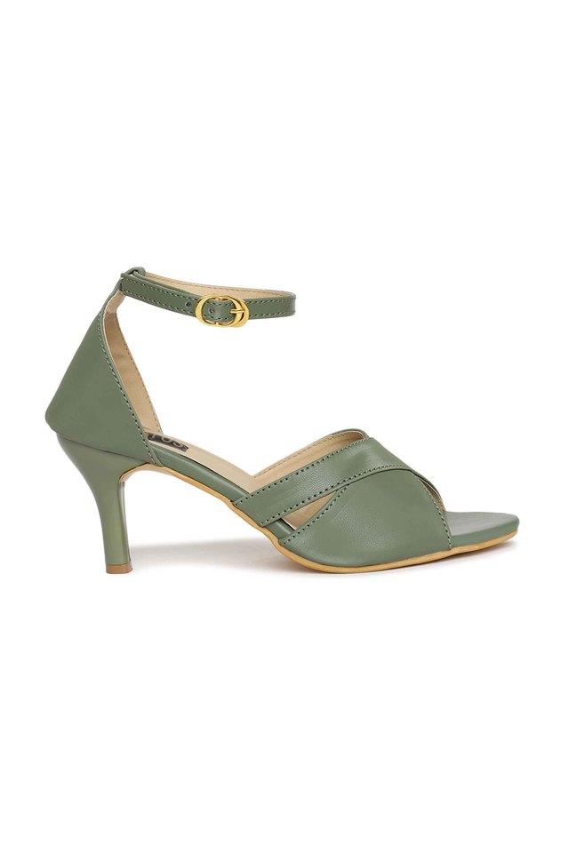 ESTATOS -  Green Sandals - Main